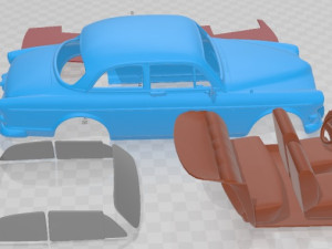 Volvo Amazon 1961 Printable Car Model do druku 3D
