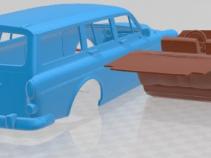 Volvo Amazon Wagon 1961 Printable Car Modèles 3D en vedette