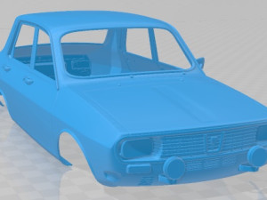 Renault 12 Gordini S Printable Body Car 3D प्रिंट मॉडल