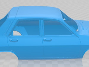 Renault 12 Gordini S Printable Body Car 3D प्रिंट मॉडल
