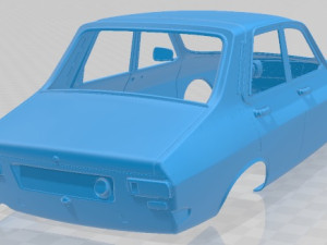 Renault 12 Gordini S Printable Body Car 3D प्रिंट मॉडल