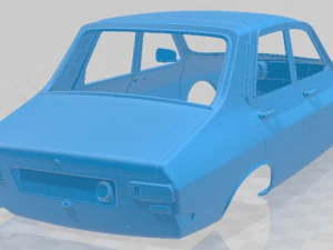 Renault 12 Gordini S Printable Body Car 3D Print Model