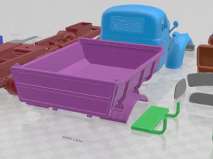 ZIS MMZ 585 1962 Printable Truck 3D Print Model