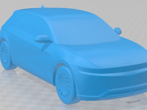 Hyundai Ioniq 5 2022 Printable Car 3D प्रिंट मॉडल