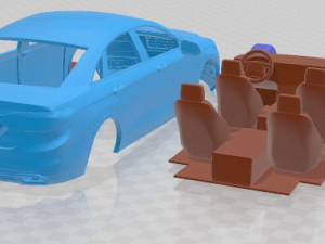 Taurus CN Spec 2016 Printable Car Modello di stampa 3D