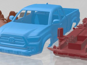 Toyota Tacoma TRD Off Road 2016 Printable Car 3D Print Model