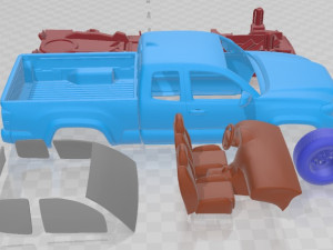 Toyota Tacoma TRD Off Road 2016 Printable Car Modello di stampa 3D