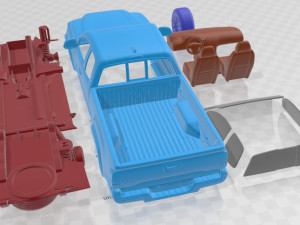 Toyota Tacoma TRD Off Road 2016 Printable Car Modello di stampa 3D