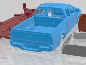 Toyota Tacoma TRD Off Road 2016 Printable Car Modello di stampa 3D