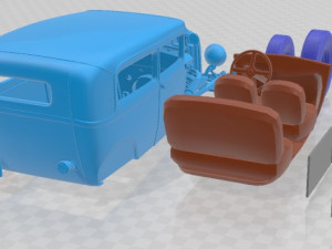 Model A Hot Rod 2016 Printable Car Modelo de impresión 3D