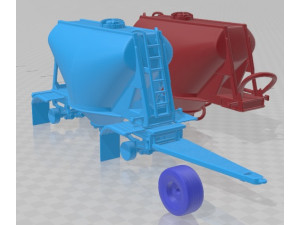 Trailer Double Beall 550 Dry Bulk 2016 Printable Modello di stampa 3D