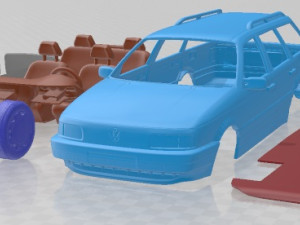 Volkswagen Passat B3 Variant 1988 Printable Car 3D Print Model