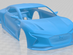DS E Tense 2016 Printable Body Car 3Dプリントモデル