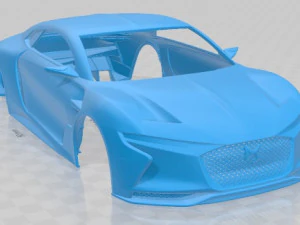 DS E Tense 2016 Printable Body Car 3D Print Model