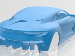 DS E Tense 2016 Printable Body Car 3Dプリントモデル