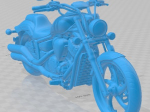 Yamaha Stryker 2012 Printable Motorbike 3D Print Model