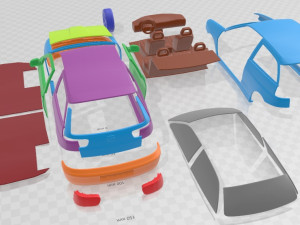 Seat Ibiza 2001 Printable Car Model do druku 3D