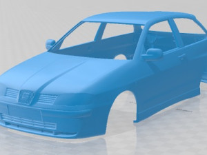 Seat Ibiza 2001 Printable Body Car Modelo de impresión 3D