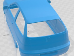 Seat Ibiza 2001 Printable Body Car Modelo de impresión 3D