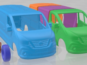 Nissan NV300 Van L2H1 2016 Printable 3D प्रिंट मॉडल
