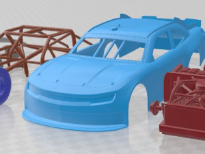 Chevrolet Camaro Nascar NAPA 2014 Printable Car Modelo de Impressão 3D
