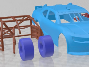 Chevrolet Camaro Nascar NAPA 2014 Printable Car 3D Print Model
