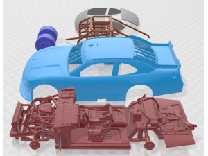 Chevrolet Camaro Nascar NAPA 2014 Printable Car 3D Print Model