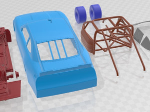 Chevrolet Camaro Nascar NAPA 2014 Printable Car 3D Print Model