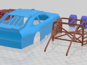 Chevrolet Camaro Nascar NAPA 2014 Printable Car 3D Print Model