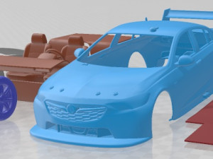 Holden Commodore ZB Supercars V8 2017 Printable Car 3D 프린트 모델