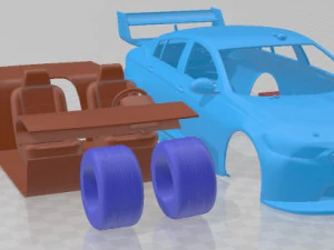 Holden Commodore ZB Supercars V8 2017 Printable Car 3D Print Model