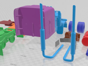 Peterbilt 379 Tractor Truck 1987 Printable 3D Принт Модель