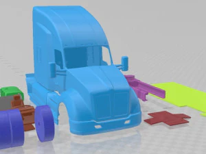 Kenworth T680 2015 Printable Truck 3D Print Model