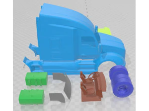 Kenworth T680 2015 Printable Truck 3D Print Model