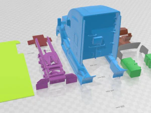 Kenworth T680 2015 Printable Truck 3D Print Model