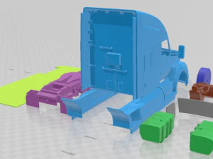 Kenworth T680 2015 Printable Truck 3D Print Model