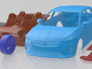 Opel Corsa E 2020 Printable Car Modelo de impresión 3D