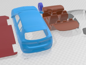 Opel Corsa E 2020 Printable Car 3D प्रिंट मॉडल
