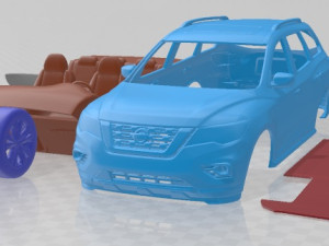 Nissan Pathfinder 2019 Printable Car 3D Print Model