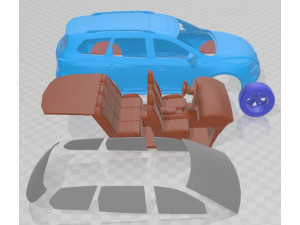 Nissan Pathfinder 2019 Printable Car 3D-printmodel