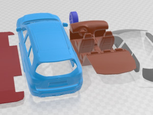 Nissan Pathfinder 2019 Printable Car 3D-printmodel