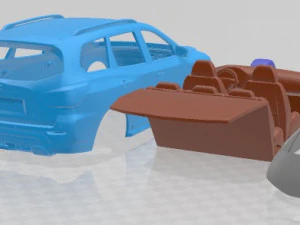 Nissan Pathfinder 2019 Printable Car 3D Print Model