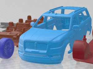 Lincoln Navigator Black Label 2017 Printable Car 3D Print Model