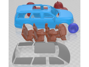 Lincoln Navigator Black Label 2017 Printable Car 3D printmodel