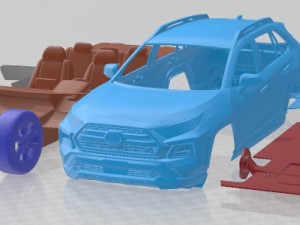 Toyota Rav4 Trd 2020 Printable Car 3D Print Model