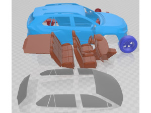 Toyota Rav4 Trd 2020 Printable Car 3D Print Model