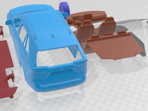 Toyota Rav4 Trd 2020 Printable Car 3D Print Model