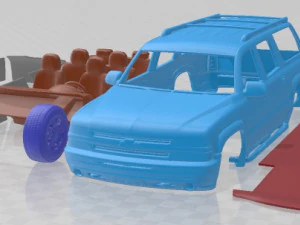 Chevrolet Suburban T 2005 Printable Car 3D Print Model