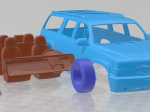 Chevrolet Suburban T 2005 Printable Car 3D Print Model