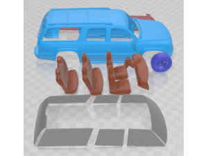 Chevrolet Suburban T 2005 Printable Car 3D Print Model